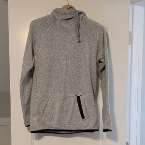 Nike Women's Gray Hoodie with Zipper Pocket